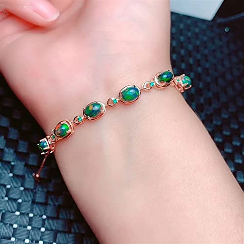 Bracelet opale naturelle en argent 925 un bijou d'exception