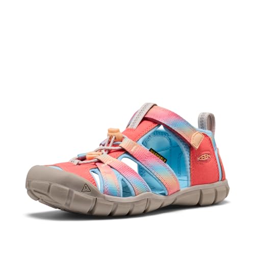 KEEN Unisex-Child Seacamp 2 CNX Closed Toe Sandals, Ombre Pink Lemonade, 3 by KEEN - Used condition - US$51.50