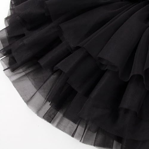 Image of 6M-3T Infant Baby Girl Tutu Skirt Toddler Girls Solid Color Tulle Skirts Birthday Outfits with Headband