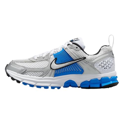 Nike Vomero 5 Big Kids' Shoes (HF6998-105, White/Light Photo Blue/Black/Metallic Silver)