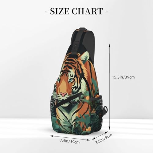 Morrales tipo sling para senderismo unisex negro miniatura 3