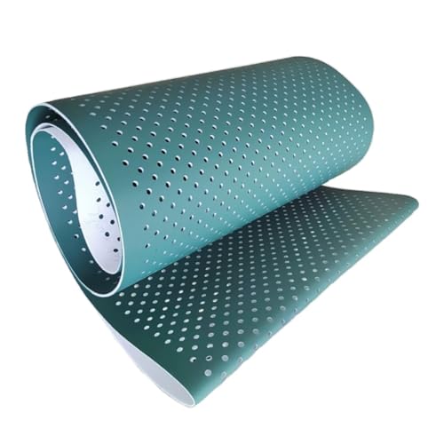 YJEUZCD O-Ring Conveyor Belt Material, PVC Lightweight Industrial Transport Belt, Replacement Belt for Factory, Assembly Line Conveyor Feed Belt(4.3x3.3 ft)