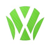 Móvil, de corte CAD Emblema esquinas Carbon verde trasera VW Golf 6 VI GTI GTD R Turbo Logo pantalla trasero