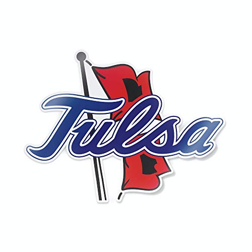 Image of Collegiate NCAA Car Decal Made from Premium Weatherproof Vinyl (The University of Tulsa)