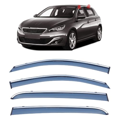 Déflecteurs d'air pour Peugeot 308S T9 éliminer la buée et rouler sous la pluie vitres ouvertes