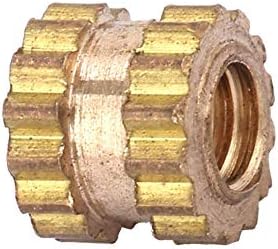 M2 Threaded Inserts for Wood Furniture Screw in Nuts 100pcs Furniture Inserts Nutsert Kit Woodworking for Wood Furniture Assembly Craftsman