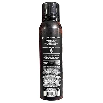 Bath & Body Works Vampire Blood 2 Pack Shimmer Fizz Body Lotion Set with a Natural Oats Sample Soap