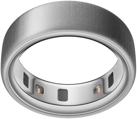 Oura Ring 4 - Brushed Silver - Size 10 - Size Before You Buy
