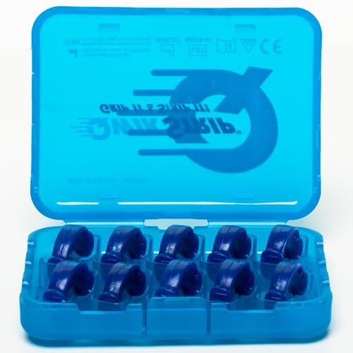 QSDS-M Abrasive Dental Strips Medium Blue Double Sided 10/Pk