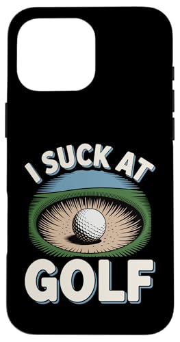 I Suck At Golf Loser Dad ȃW[N St X}zP[X iPhone 16 Pro Max p
