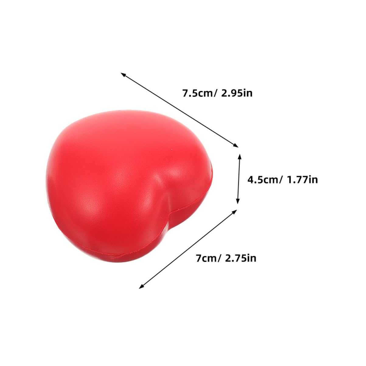 ARTSEWPLY 6Pcs Heart Shaped Finger Exercise Ball Ergonomic Hand Strengthener for Seniors Comfortable Grip for Hand Therapy and Rehabilitation Squeeze Relief Balls