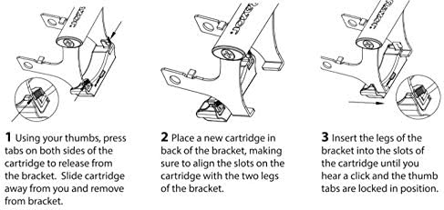 Miniatura 6 de Cartuchos de chispa de repuesto prémium para maquinilla de afeitar (paquete de 2)  Paquete de repuesto de cartucho de chispa de lujo para Razor