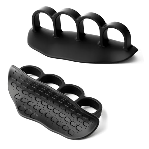 Fitness Handschuhe, 1 Paar Gym Grips Anti-Rutsch, Silikon Trainingshandschuhe, Unisex Ergonomisches Design, Griffpolster für Klimmzüge, Crosstraining, Gewichtheben, Gymnastik, Fitness Zubehör