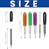 HOOFULL 55 PCS Replacement Plotter Blades Compatible with Cricut Machines for Explore Air/Maker/Expression, Include 2 PCS Tweezers, Golden Fine Point, Black Deep, Thin/Standard/Deep Cutting Blades