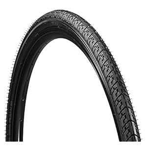 Schwinn Replacement Bike Tire, 700c x 38 Hybrid Bike Tire, Combination Tread, Puncture Guard, Fits Internal Rim Widths 17mm to 23mm, PSI Range 50 to 75