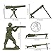 BMC CTS WW2 US Infantry Plastic Army Men - 33pc OD Green 1:32 Soldier Figures