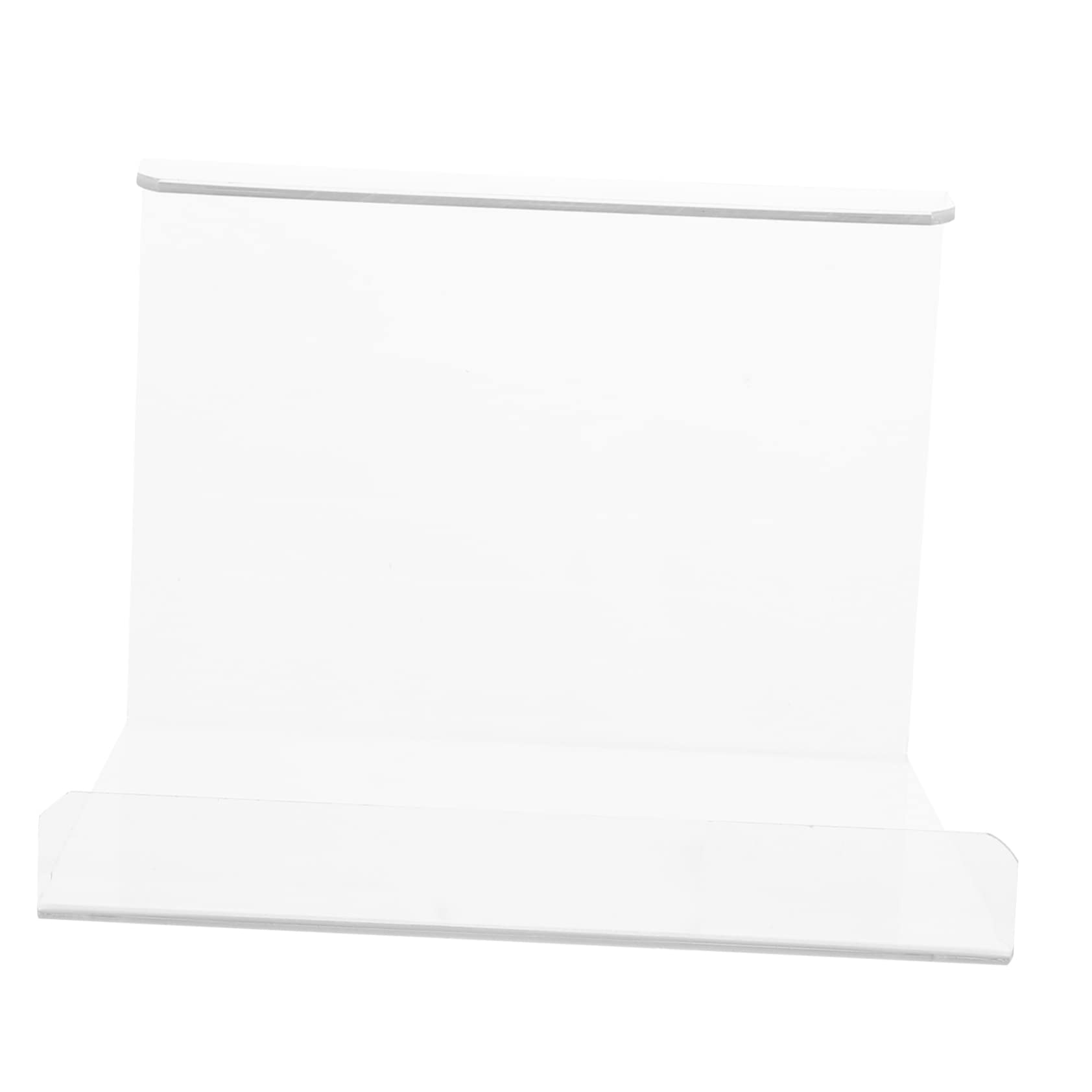 OUNONA 1Pc Acrylic Frying Pan Display Rack Simple Cooking Pot Holder for Induction Cookers Transparent Design for Marketing and Convenient Kitchen Organizer