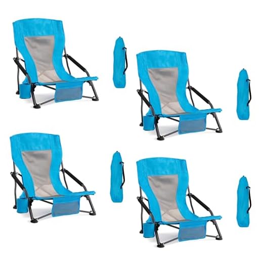 Best beach chair and umbrella set Foristrail Portable Folding Beach Chair