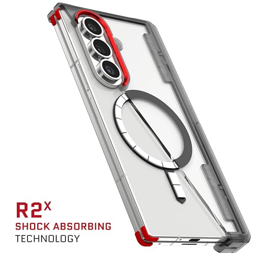 Image of Ghostek Covert Clear Galaxy Z Fold7 Case with Built-in Kickstand, MagSafe and Full Hinge Protection Designed for 2025 Samsung Galaxy Fold 7 (8 inch) (Smoke)