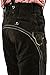 Bayerische Herren Trachten Lederhose, Trachtenlederhose mit Trägern, original in Dunkelbraun, Oktoberfest, Größe 50