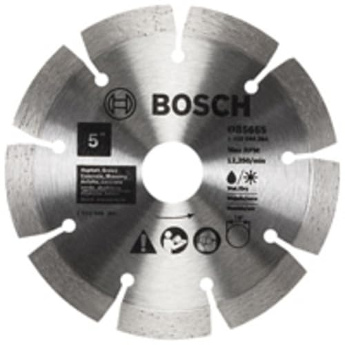 Bosch DB565S 5 in. Standard Segmented Rim Diamond Blade for Soft Materials