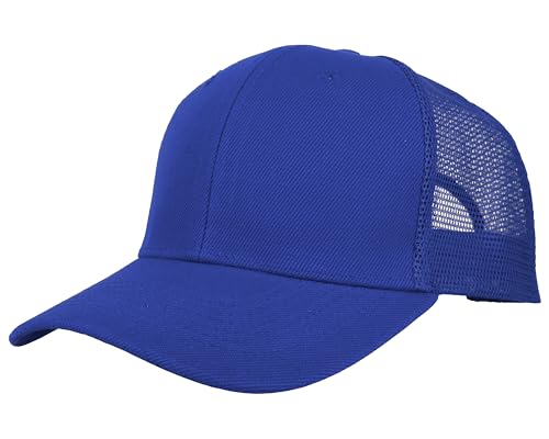 Image of Gelante Mesh Trucker Baseball Cap Snapback Hat Structured Front Panel