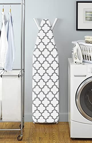 Whitmor Deluxe Ironing Board Cover and Pad (Ironing board not included) - Medallion Grey - 2
