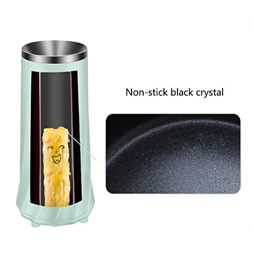 Eierrolle Maschine Eierbecher Automatik Eierwürstmaschine Frühstücksmaschine 80W Eierwürstmaschine Home Fried Ei gekocht Ei Antihaft Pfanne Schwarz 360° Stereo Heizung a – Bild 5