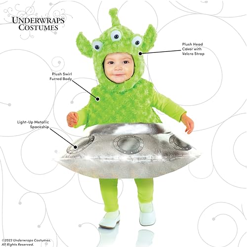 Disfraz Bebé Unisex Alienígena OVNI Luminoso miniatura 3