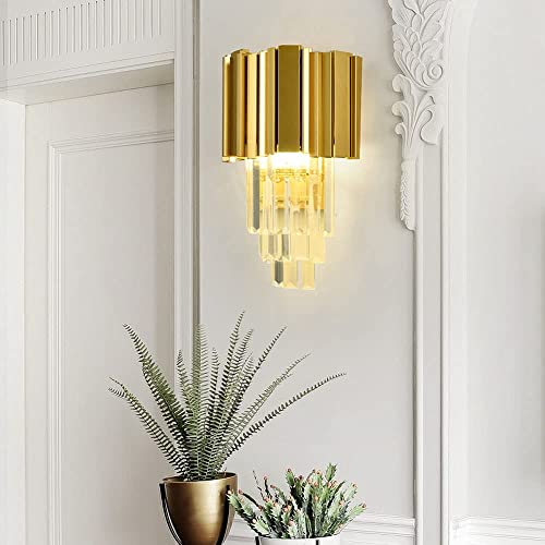 Lámpara de pared E14 con acabado de oro nórdico para una iluminación interior eficiente 6