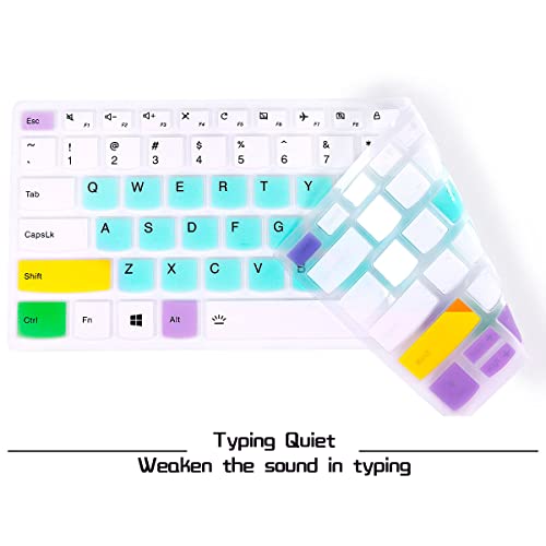Protector de teclado de silicona HRH para Lenovo Yoga y Flex miniatura 4