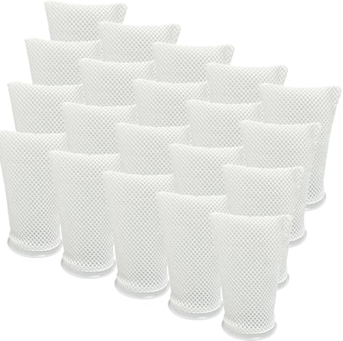 Image of 7 Inch 20 Pack 150 Micron Honeycomb Filter Socks for Fish Tank, Aquarium Filter Sock 3D Honeycomb Design Filter Sock, Aquarium Filter Bags for Saltwater