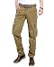 Produktbild Herren Cargohose Freizeithose Loose Stretch Cargo Militär Multi-Tasche Hose Kaki 30