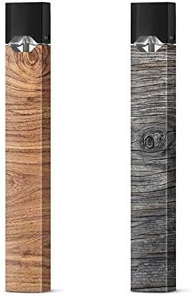 2 Pack Skin Wrap for Juul - Wood Grain Pattern - Unique Vinyl Decal Sticker for Juul