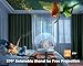 Mini Projector 4K Supported, Portable Projector with【270° Rotatable & Auto Keystone】Native 1080P 22000 Lumen Home Cinema Projector, TOPTRO WiFi6 Bluetooth Short Throw Outdoor Projector for iOS/Android