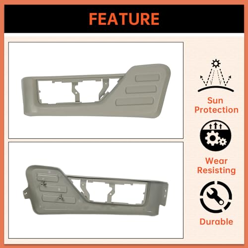 ECOTRIC Front Driver Seat (Left) Cushion Panel Trim Compatible with 2008-2010 Ford F250 F350 F450 F550 Super Duty Replacement for 8C3Z-2562187-BB by ECOTRIC - Image 3
