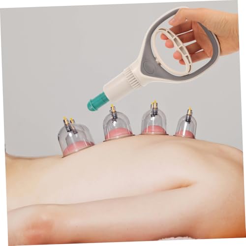 Large Manual Vacuum Cupping Pump Tool para Alivio del Dolor Ligero y Duradero con Succión para Masaje de Espalda, Cuello y Piernas miniatura 3