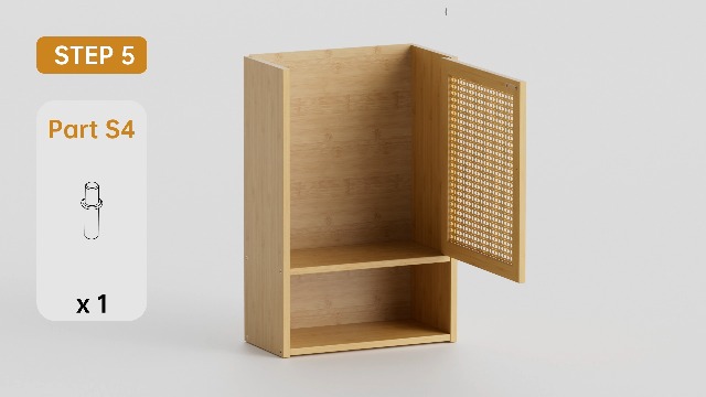 Botiquín de baño para pared, organizador de almacenamiento sobre el inodoro de bambú con puertas de ratán y estante ajustable, gabinete de medicinas ahorrador de espacio para lavandería, cocina y sala de estar (blanco) miniatura 7