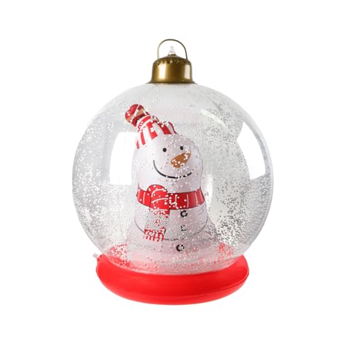Renchey Christmas insuflável, decoração de Natal insuflável de 61 cm - boneco de neve decorativo inverno para jardim e praia