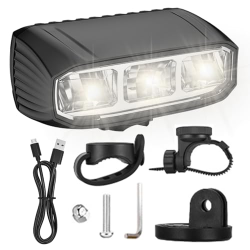 自転車 フロントライト - 高輝度 超明るいナイトライディング用自転車ライト | 超明るい ロード マウンテン サイクリング用 子ども 男女兼用 大人 ライダー向け | バイク 自転車 ライト