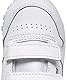 Reebok Unisex Baby Classic Leather 2V Sneaker, White/Carbon/Vector Blue, 23 EU