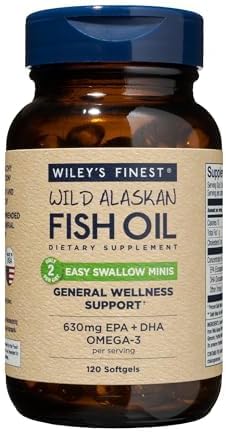 Wiley’s Finest Wild Alaskan Fish Oil...