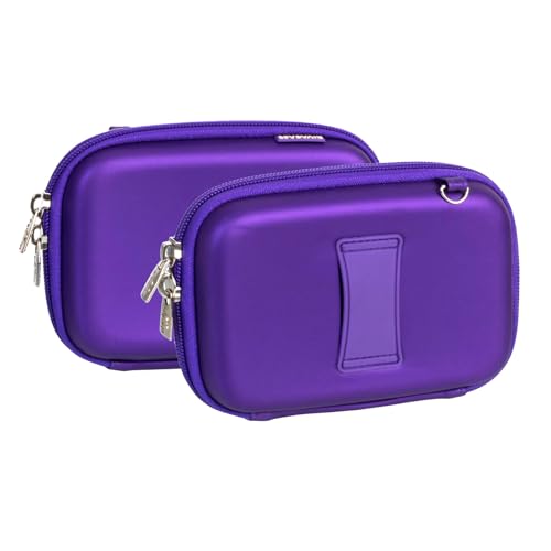 RIVACASE 9101 Hard Drive Carrying Case Storage Organizer Bag 2.5-inch EVA Carry Pouch Compatible with Western Digital WD Elements Seagate Passport Toshiba Power Bank USB Cable & Portable Hard Drives 8 41A8jW+DccL