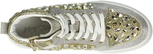 Betsey Johnson Women's SB-BILIE Sneaker, Gold, 6.5 | Image 4
