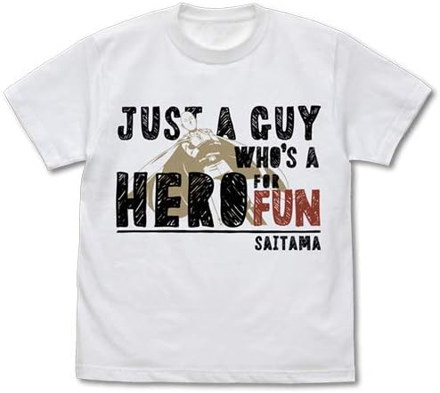 Amazon ワンパンマン 趣味でヒーローをやっている者だ Tシャツ White M アニメ 萌えグッズ 通販 Amazon ワンパンマン 趣味でヒーローをやっている者だ Tシャツ White M アニメ 萌えグッズ 通販