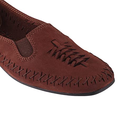 Image of Catwalk Womens Leather Laser Cut Bellies Ballet Flat