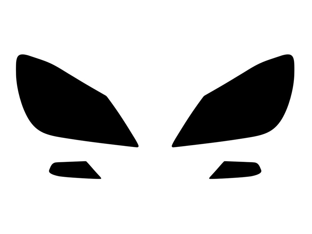 Rvinyl Headlight Tint Covers Compatible with Honda Odyssey 2005-2007 - Blackout Smoke