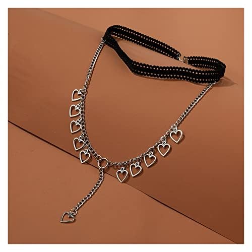 Chaîne De Cuisse Cœur Creux Doré - Porte-jarretelles Tendance Pour Fête, Club, Plage - Taille Ajustable 40-80 Cm - 6