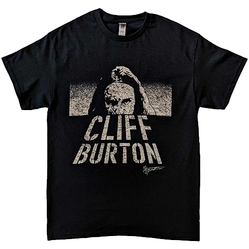 Metallica Cliff DOTD Oficial Camiseta para Hombre (X-Large)
