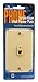Leviton C0253-I Surface Mount Wall Phone Jack, 6-position, 4-conductor, ivory